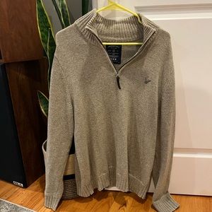American Eagle Quarter Zip Sweater